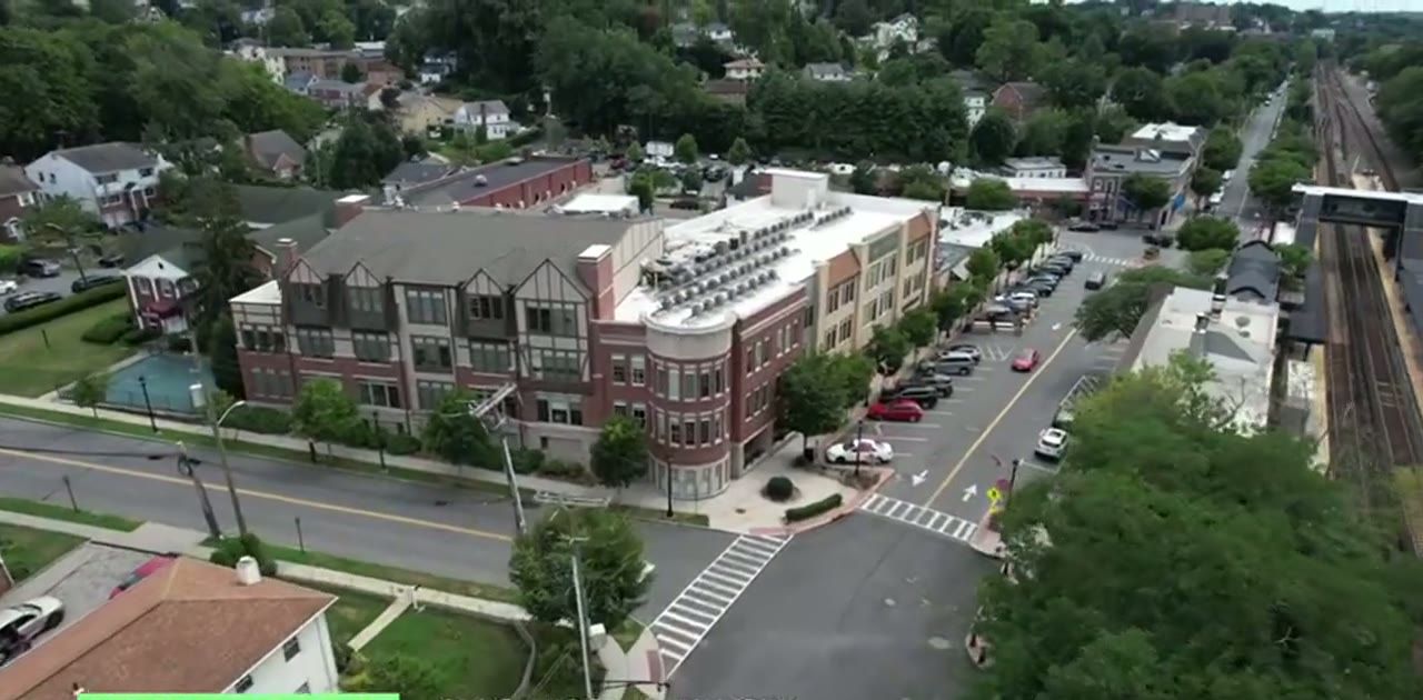Aerial view of The Avenue at Crestwood and Columbus Avenue